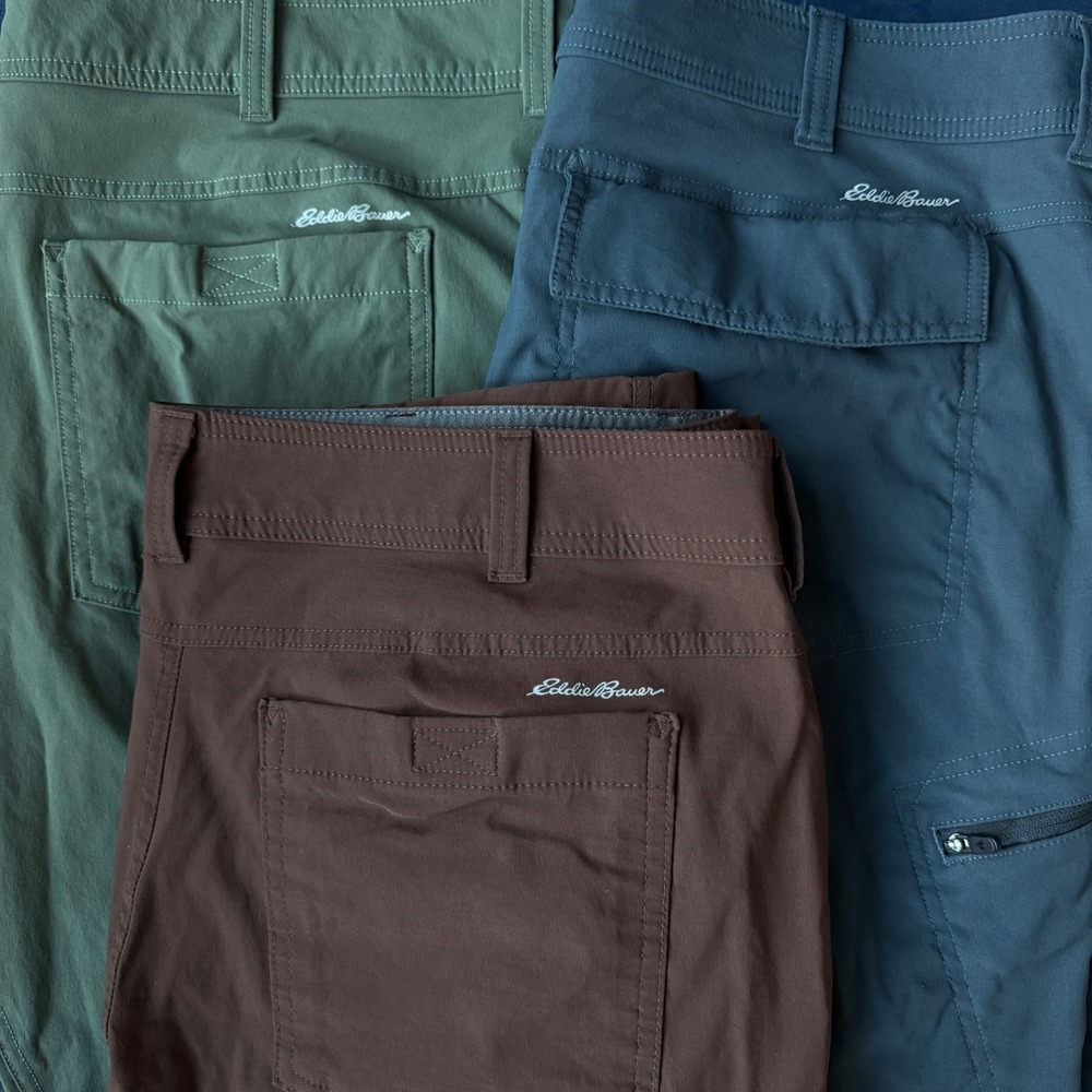 Eddie Bauer First Ascent Guide Pro Pants Mens 40x32 Brown Hiking Outdoor Utility - Picture 11 of 11